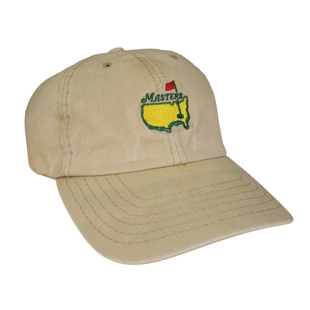 Vintage Masters Hat Tan Khaki Golf Tournament Adjustable American Needle Augusta
